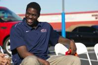 Findlay Prep's Anthony Bennett before a ceremony March 21, 2012, to honor his selection to the McDonald's All-American team.